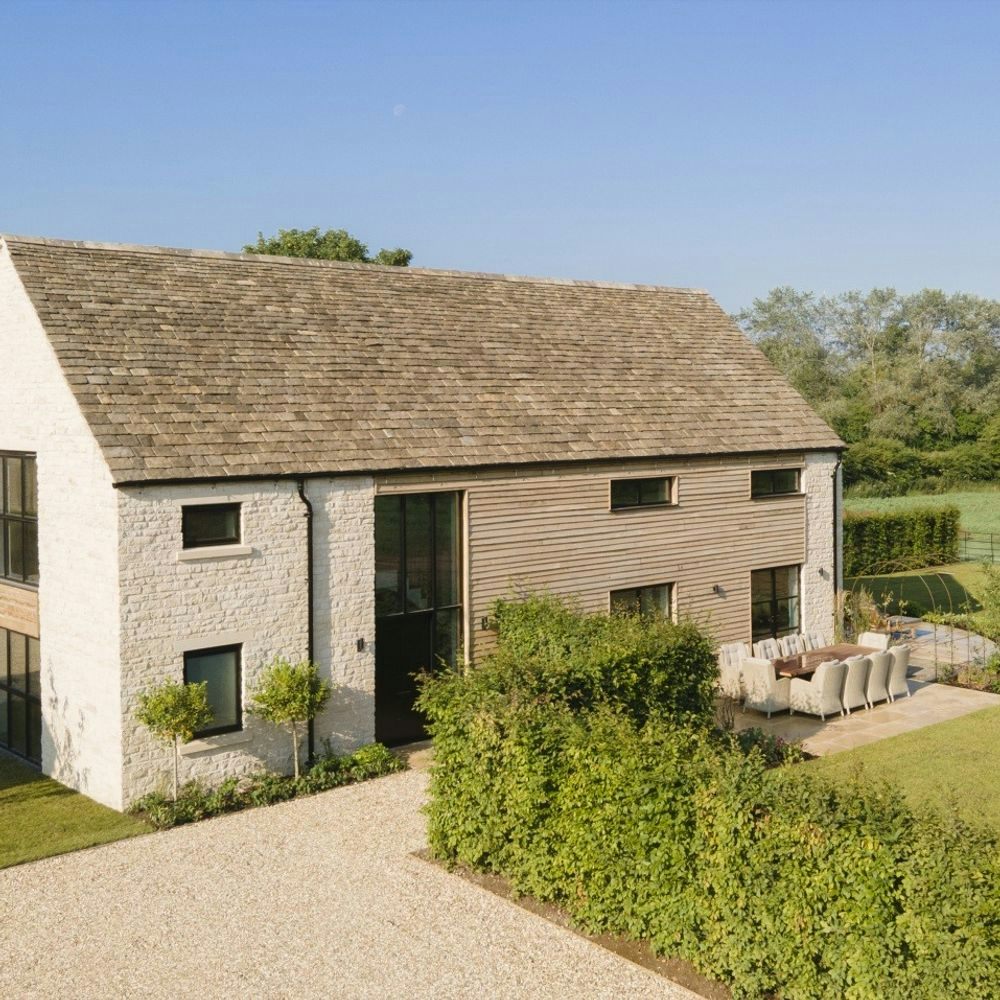 A newly converted barn