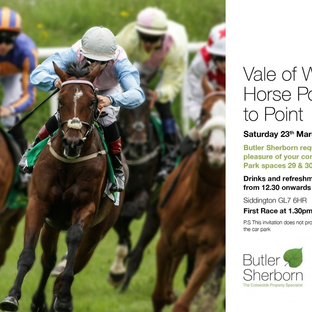 Image for article: Butler Sherborn sponsors VWH Point to Point at Siddington – with Cotswold Lakes Brew Co. – Saturday 23rd March 2024