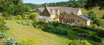 A rural country house and garden